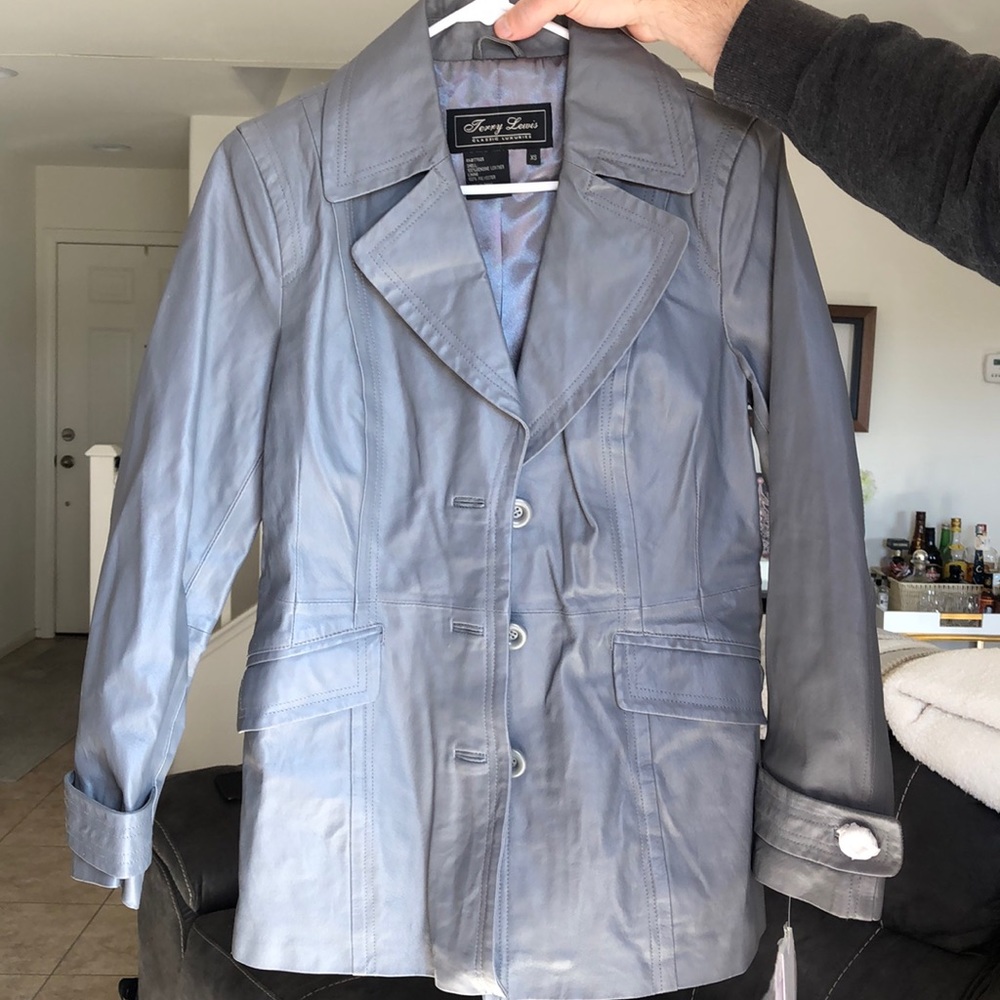 Brand new with tags: Terry Lewis 100% leather coat